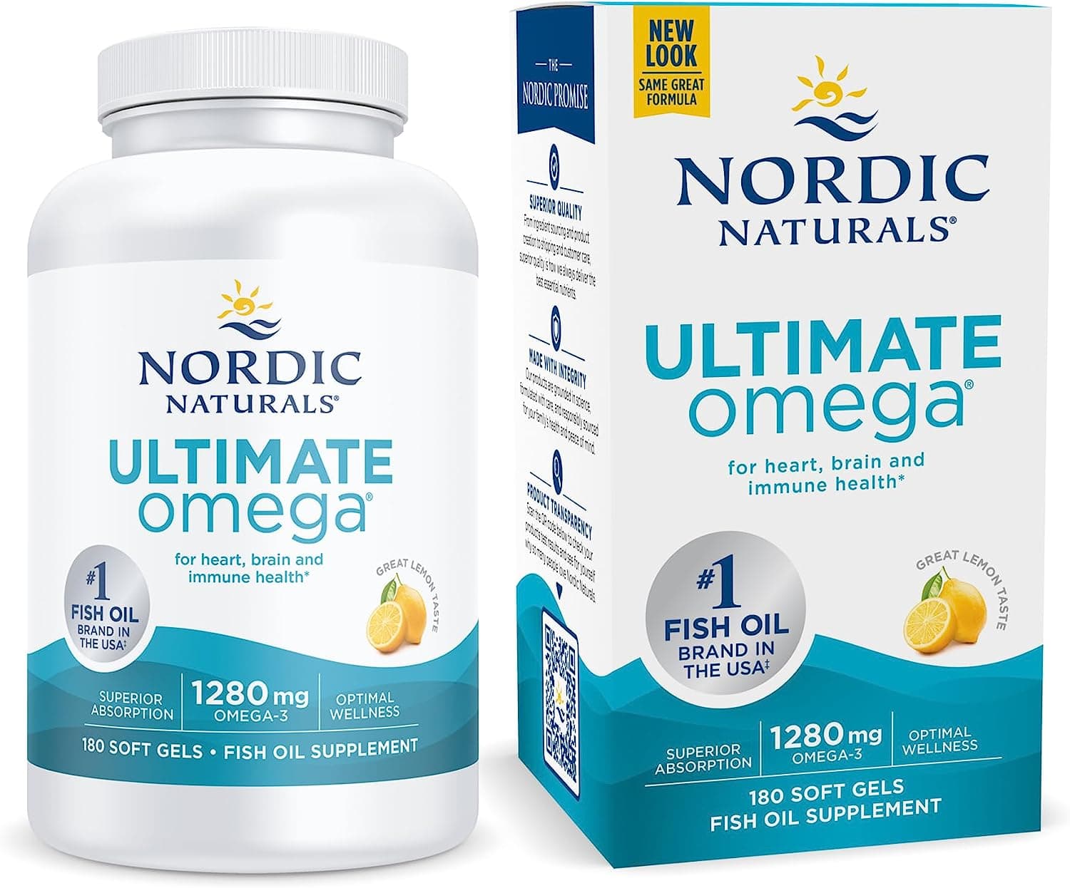 Nordic Naturals Nordic Naturals Ultimate Omega Lemon Flavor - 180 Soft Gels