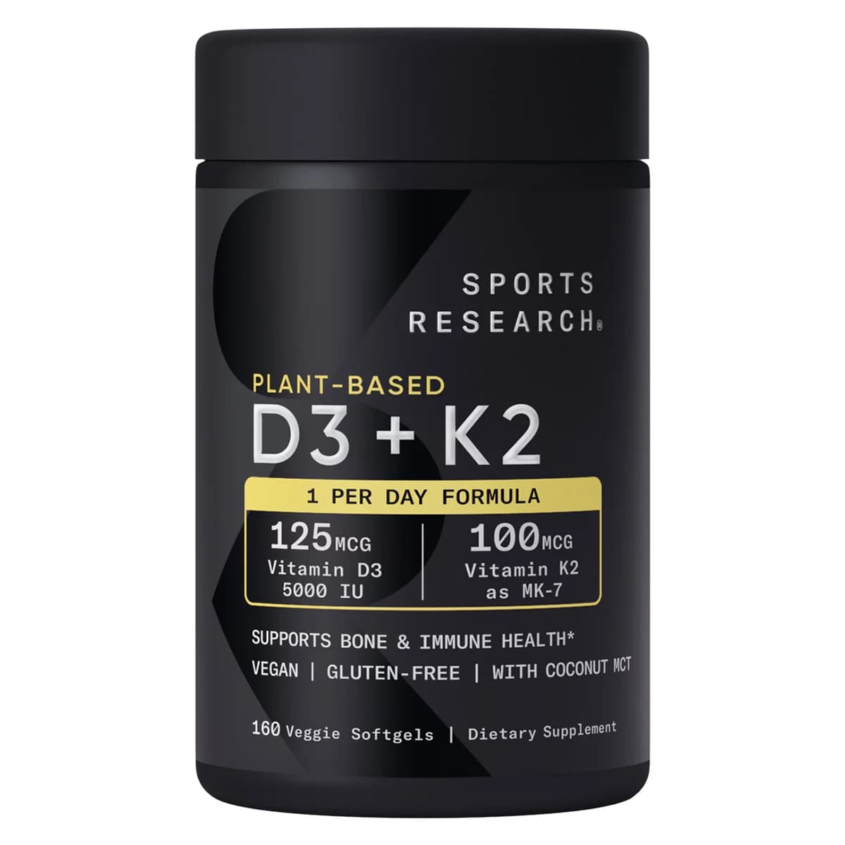 Sports Research Sports Research D3 5000 IU & K2, 160 Softgels