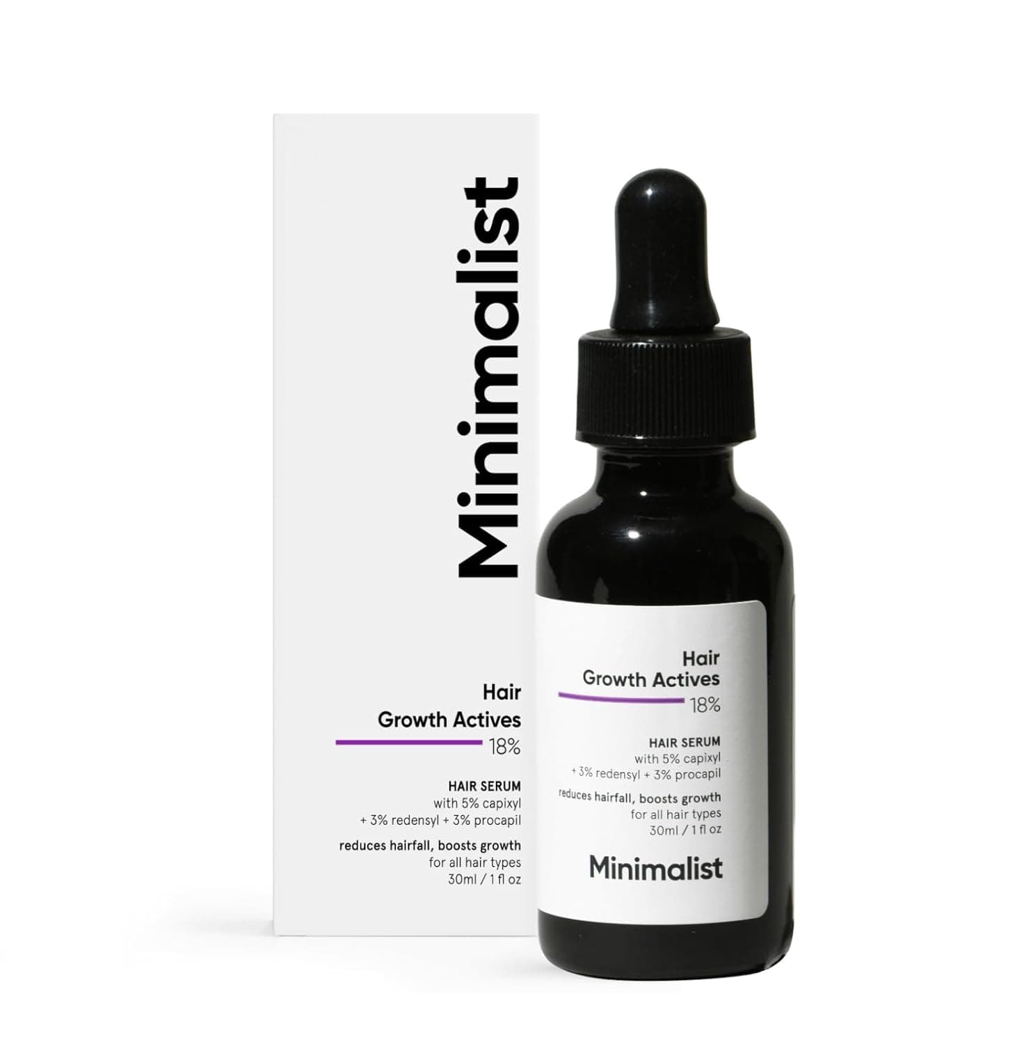 Minimalist Minimalist 18% Hair Growth Serum | 5 Proven Actives | 30ml