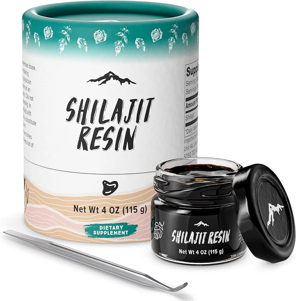 Pure Himalayan Shilajit Resin - for Men & Women - with Trace Minerals & Fulvic Acid - Supports Energy, Metabolism & Immunity (115 Grams)