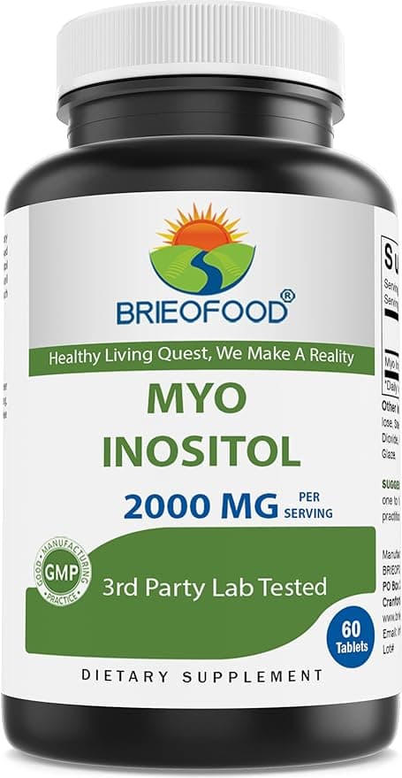 Brieofood Brieofood Myo Inositol 2000 mg per serving - 60 Tablets