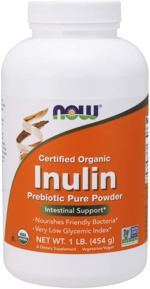 now NOW, Inulin Prebiotic Pure Powder, 454 gm