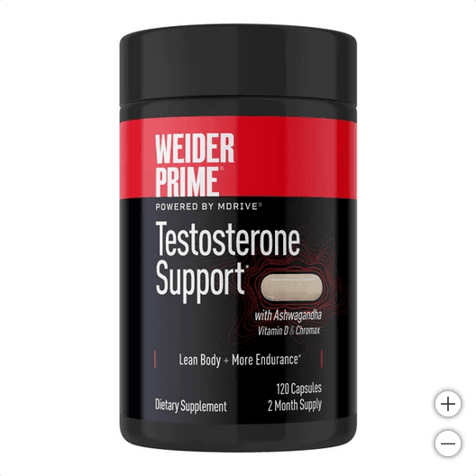Weider Prime Weider Prime, Testosterone Support, 120 Capsules