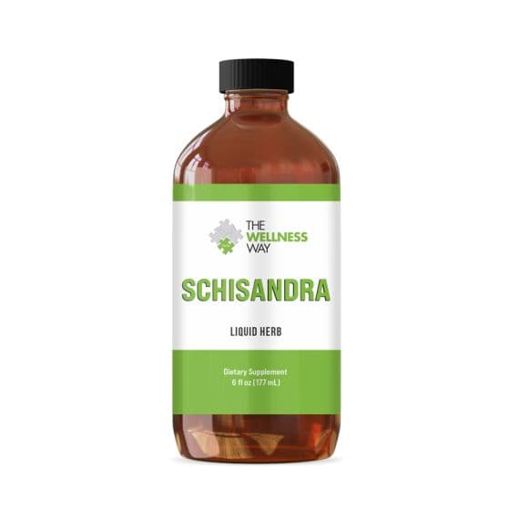 The Wellness Way Organic Schisandra Liquid Herb | Natural Adaptogenic Support | 177ml
