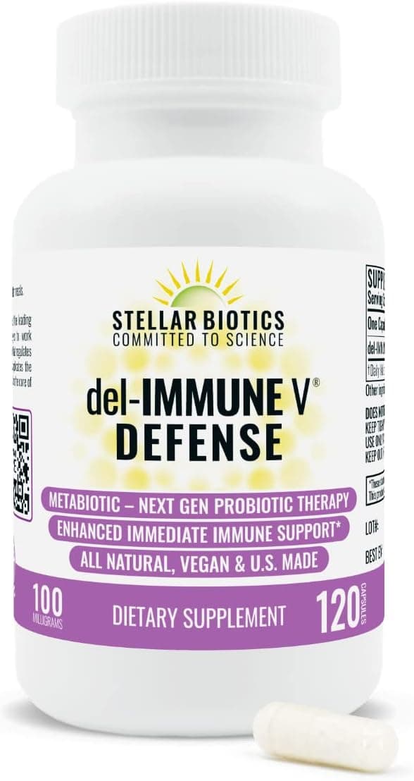 Stellar Biotics Del-Immune V® Defense by Stellar Biotics | 120 Capsules