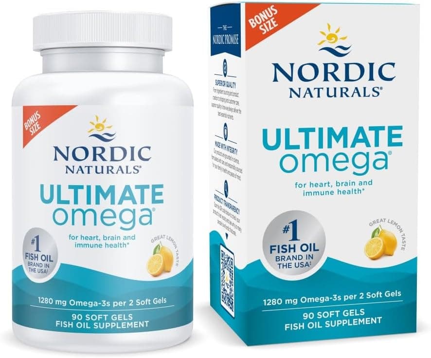 Nordic Naturals Nordic Naturals Ultimate Omega, Lemon Flavor | 90 Soft Gels