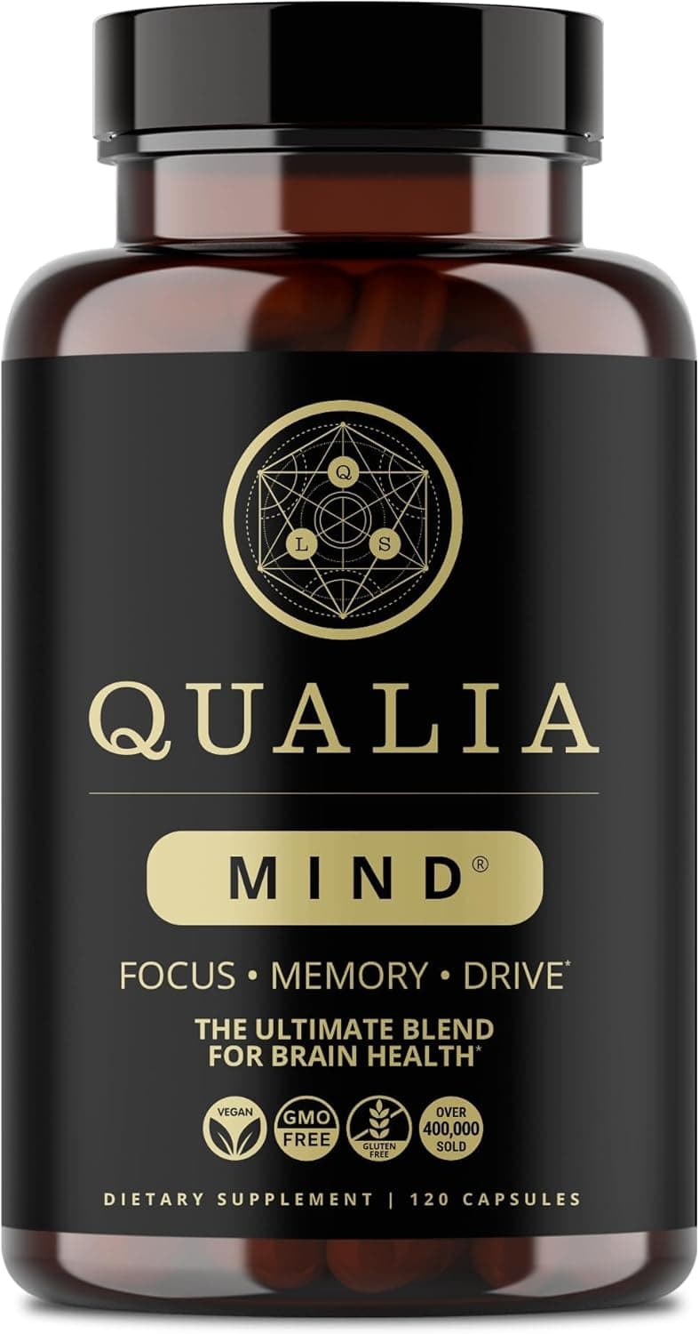 Qualia Qualia Mind | The Doctor-Formulated Nootropic for Brain Health | 120 capsules