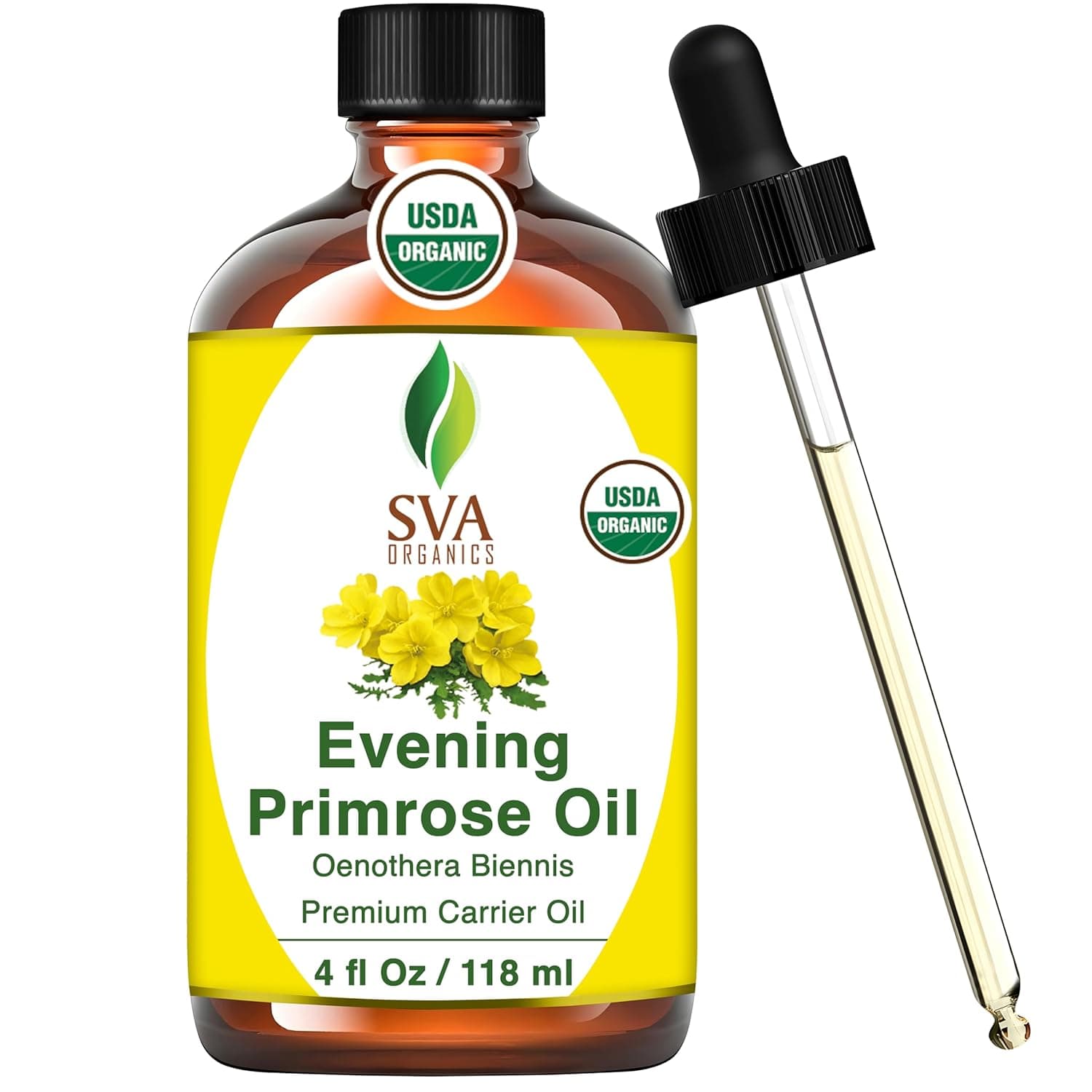 SVA SVA Organics | Organic Evening Primrose Oil for Skin & Hair | 118 ML