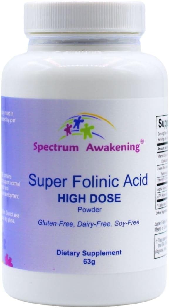 Spectrum Awakening Spectrum Awakening Folinic Acid Leucovorin Powder – Essential Speech Support | 63 gm