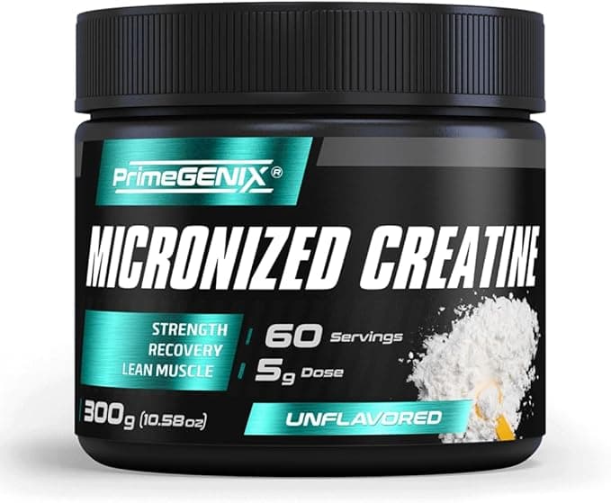 Leading Edge Health PrimeGenix Micronized Creatine Monohydrate | 60 Serving