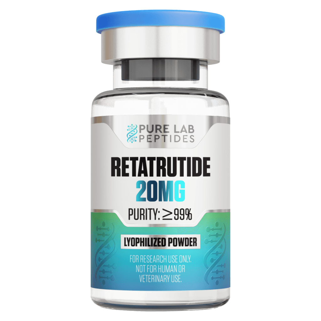 Pure lab peptides Pure lab peptides Retatrutide 20mg Peptide | Revolutionary Tri-Agonist Research