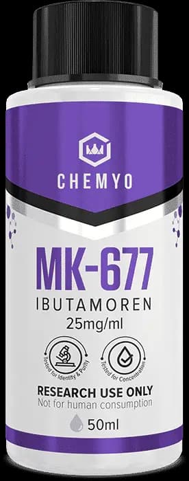 Chemyo hemyo MK-677 Ibutamoren Solution 25mg - Ultimate Growth Hormone Secretagogue | 50ml