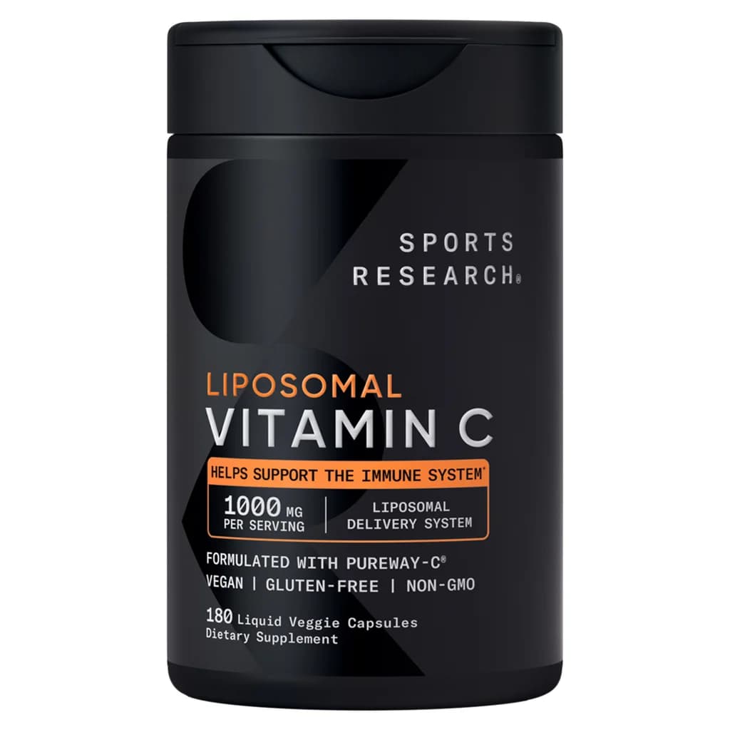 Sports Research Sports Research Vitamin C Liposomal 1000mg | Advanced Immune | 180 Capsules