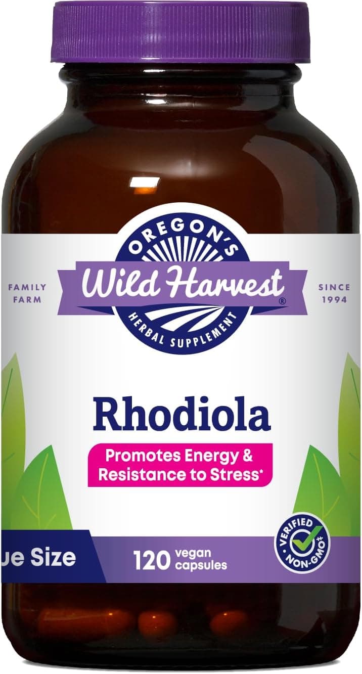 Oregon's Wild Harvest Oregon's Wild Harvest Rhodiola 350mg | 120 Vegan Capsules