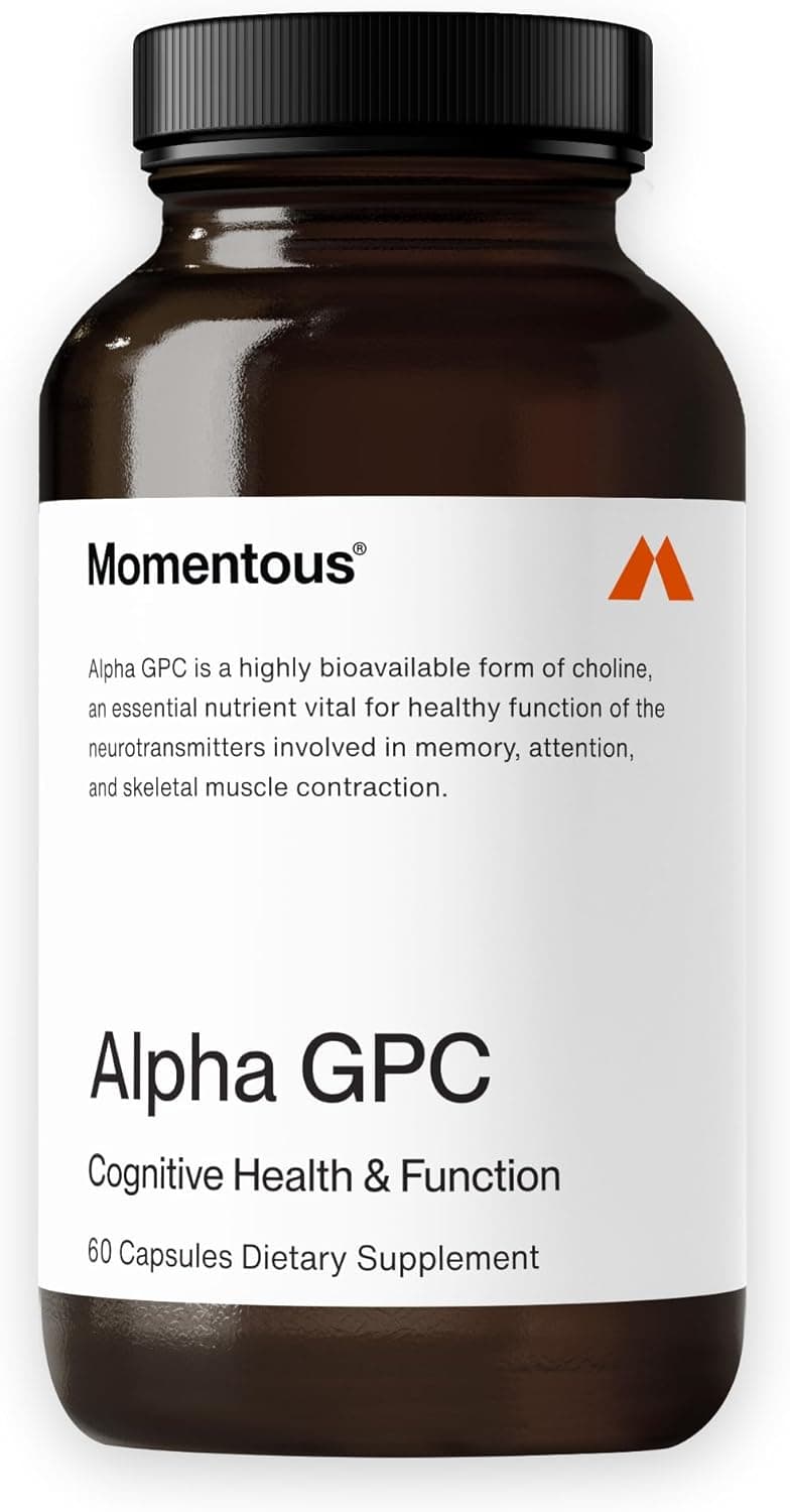 Momentous Momentous Alpha GPC 300mg Cognitive Support | 60 Vegan Capsules