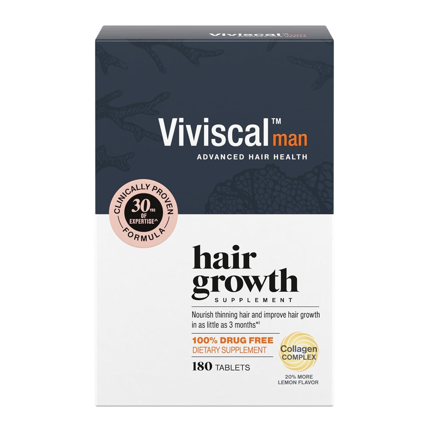 Viviscal Viviscal Men’s Hair Growth Supplements for Men | 180 Tablets
