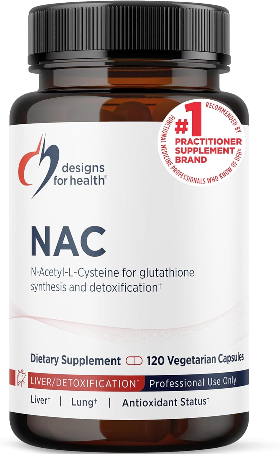 Designs for health Designs for Health NAC 900mg | 120 Capsules | Immune & Detox