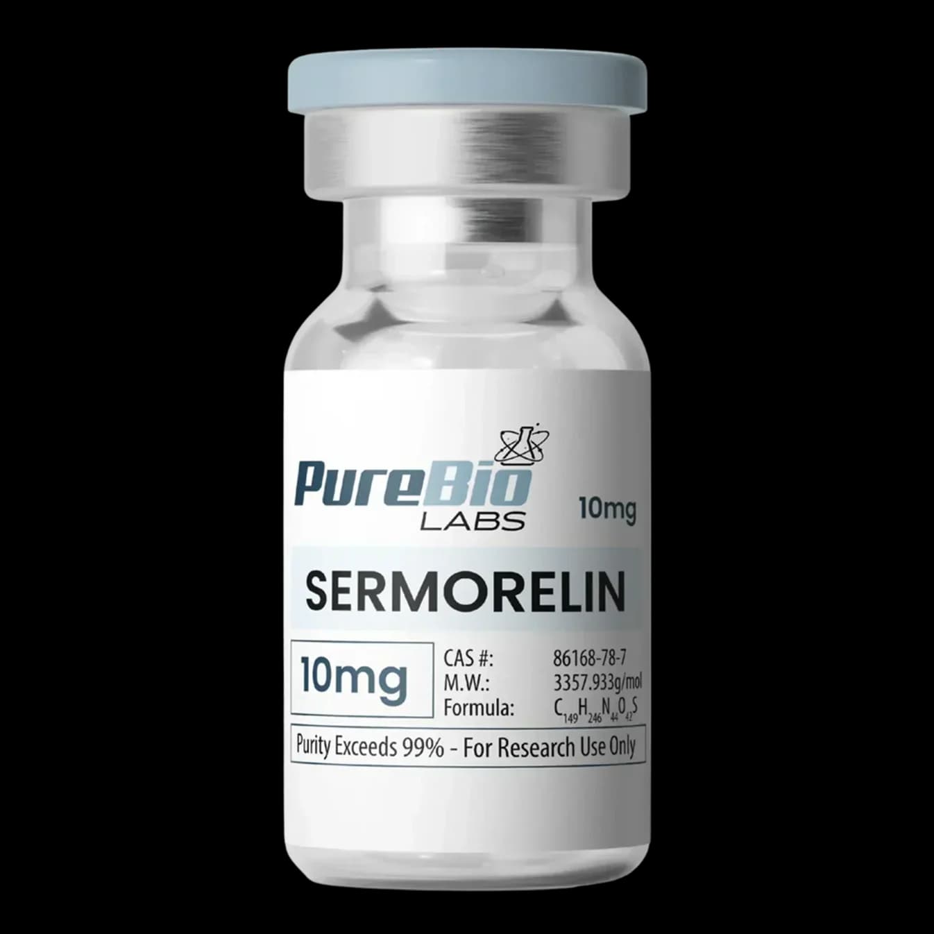 pure bio labs Pure Bio Labs Sermorelin Vial (10mg) | Pure Peptide