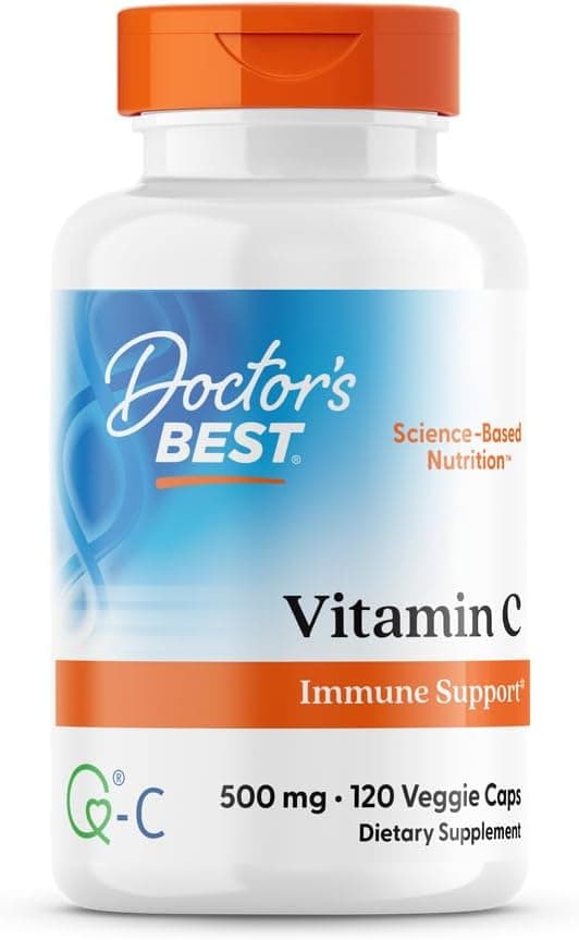 Doctor's Best Doctor’s Best Vitamin C with Q-C 500mg – 120 Veggie Capsules